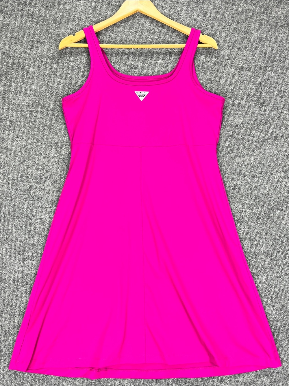 Columbia PFG Tank Dress Women’s Large Bright Pink Stretch Activewear Outdoor - Picture 2 of 7